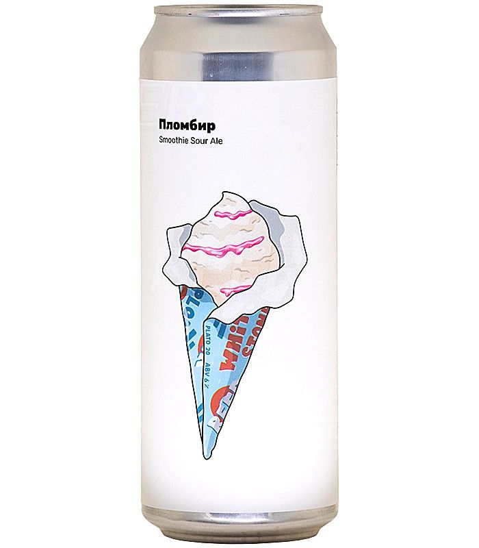 Вайт Стоун Пломбир/White Stone Plombir 0,45л.*12