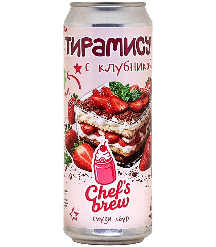 Кулинар Тирамису с клубникой 0,45л.*6