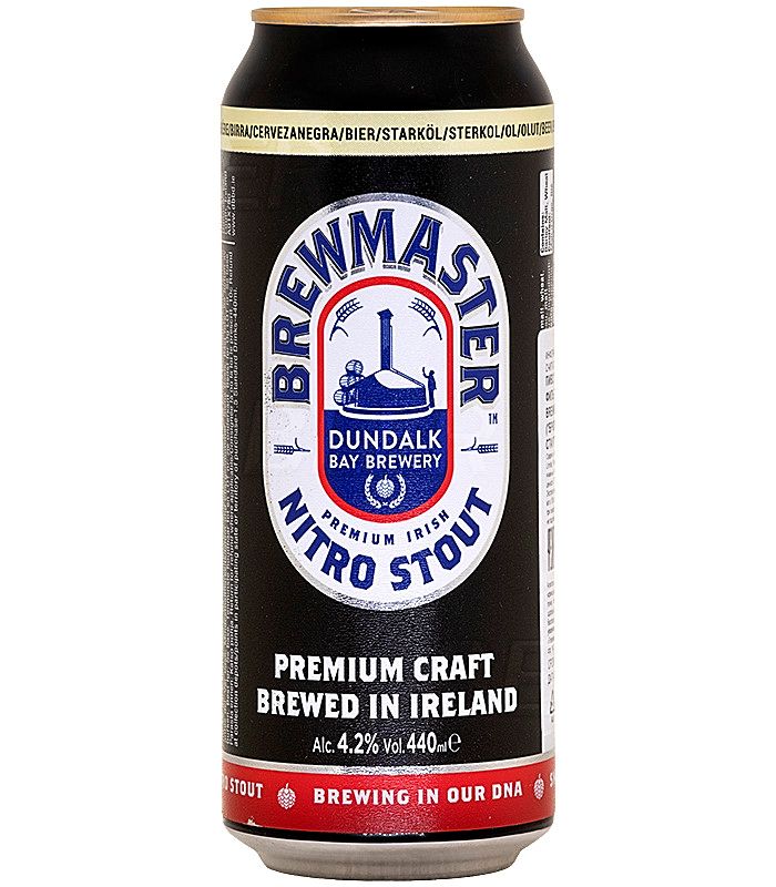 Брюмастер Айриш Нитро Стаут/Brewmaster Nitro Stout 0,44л.*24