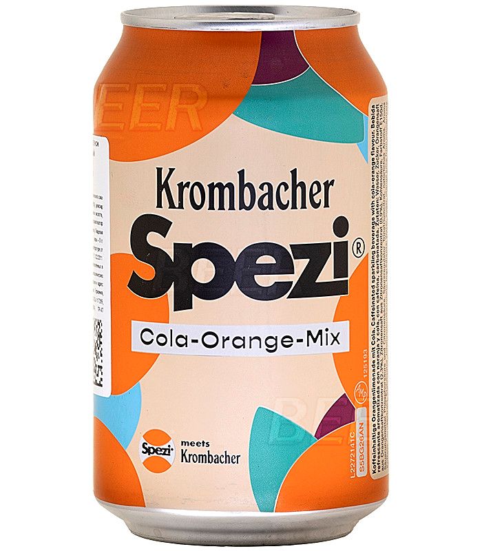 Кромбахер Шпеци Кола Оранж Микс/Krombacher Spezi Cola Orange Mix 0,33л.*24