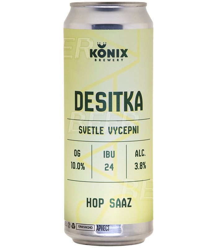 Коникс Диситка Cветлэ выпечни/Konix Desitka Svetle Vycepni 0,45л.*12
