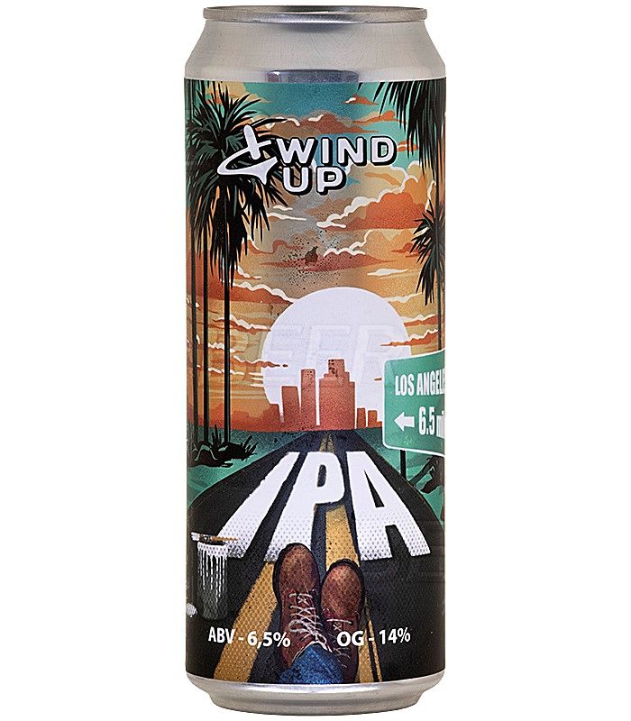 Мейнстрим Винд Ап ИПА/Mainstream Wind Up IPA 0,45л.*12
