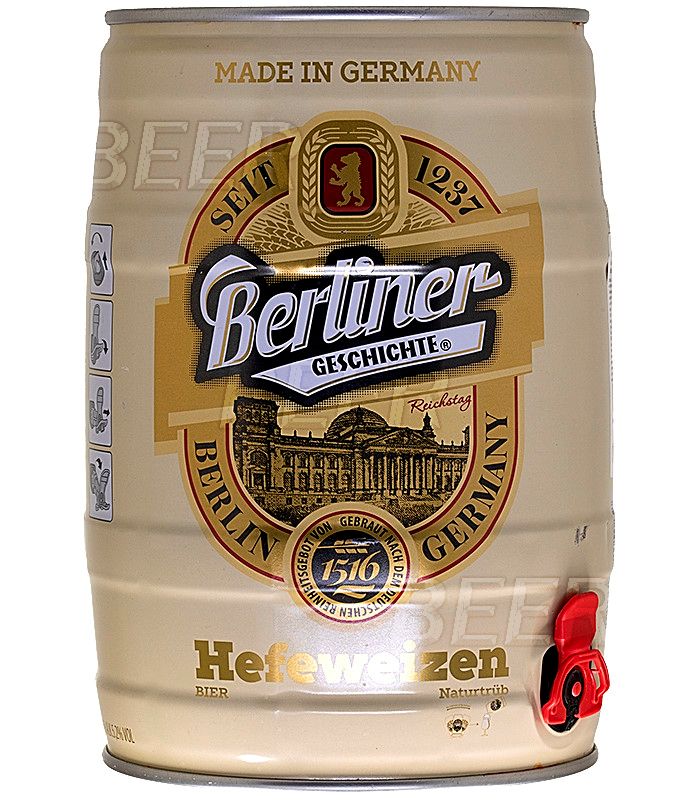 Берлинер Гешихте Хефевайзен/Berliner Geschichte Hefeweizen 5л.