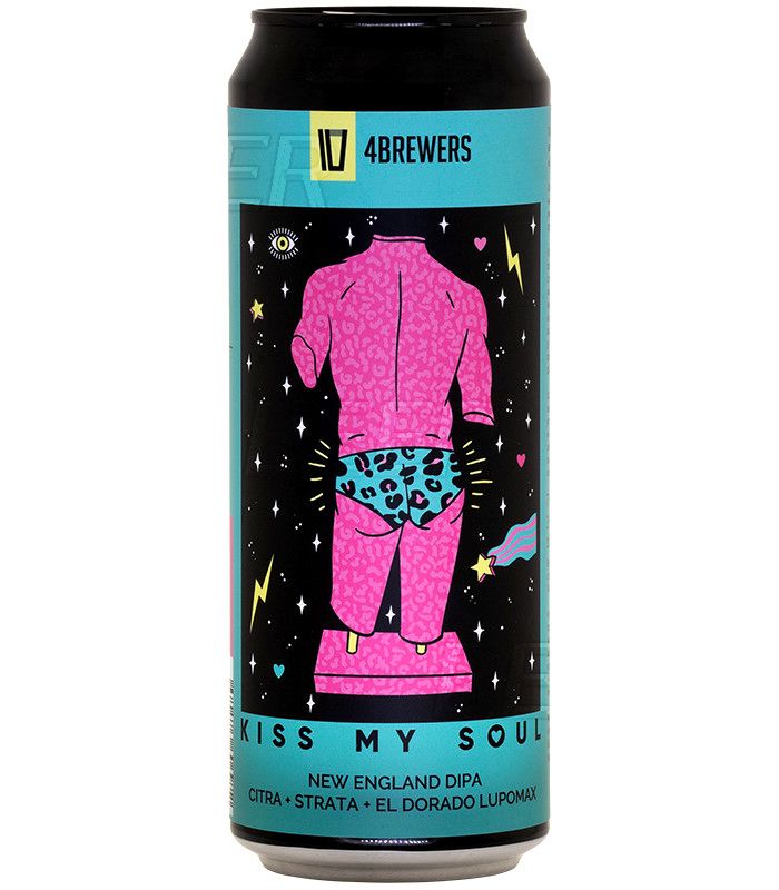 4Пивовара Поцелуй мою душу/4Brewers Kiss My Soul 0,45л.*12