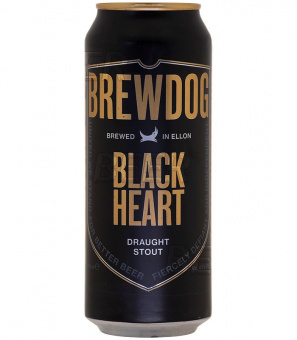 Брюдог Блэк Харт/Brewdog Black Heart 0,44л.*24