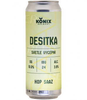 Коникс Диситка Cветлэ выпечни/Konix Desitka Svetle Vycepni 0,45л.*12