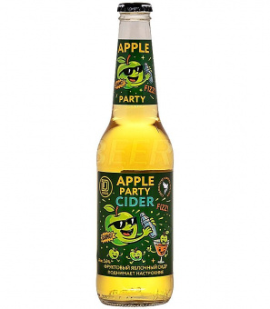 Дабл Три Вечеринка Зеленое Яблоко/Double Tree Party  Apple Cider 0,4л.*12