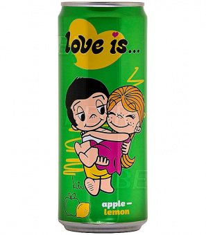 Лав Из Яблоко лимон/Love Is Apple lemon 0,33л.*12