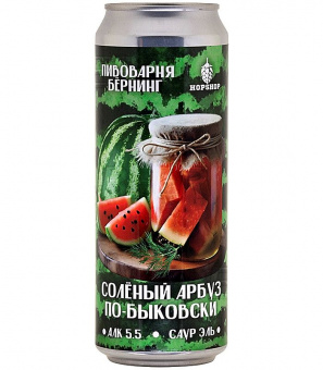 Бёрнинг Соленый арбуз по Быковски 0,45л.*20