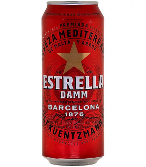 Эстрелла Дамм/Estrella Damm 0,5л.*24