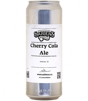 Салденс Смузи Черри Кола Эль/Saldens Cherry Cola Ale 0,45л.*20